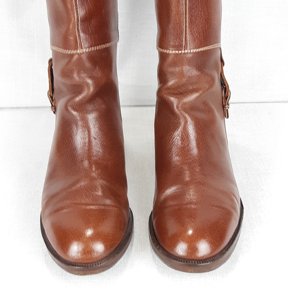 DOBLE-VIDA LEATHER RIDING BOOTS - Picture 7 of 16